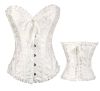 Adult Female Costumes to Hire - White corset  - MEDIUM